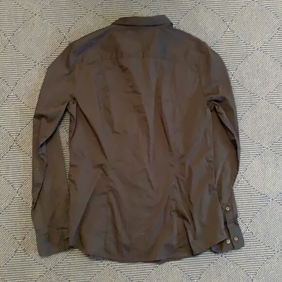 Forever 21 Black Button Down Shirt Women's Size M - Picture 3 of 3